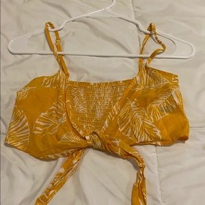 SHEIN tropical crop top